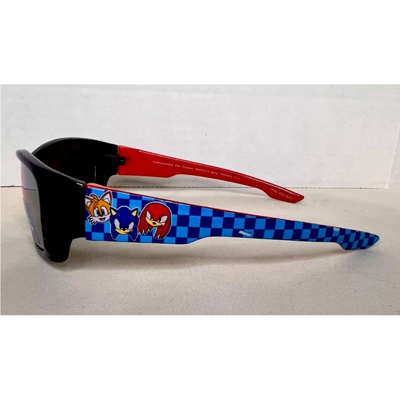Boys Kids Youth Sunglasses Sonic The Hedgehog With Case 100% UV Protection NEW - Picture 4 of 5
